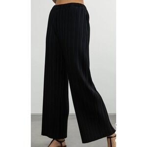 Oak Refined‎ Black Pleated Wide Leg Pants Cellulose Fibers Small New With Tags